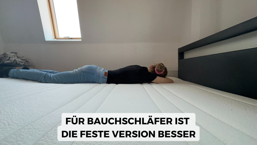 Bauchschläfer Origin Matratze